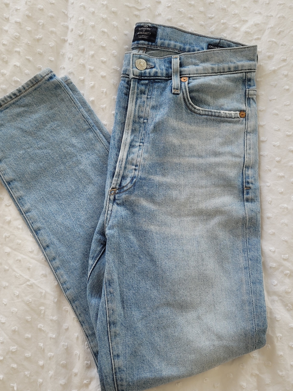 Citizens Of Humanity Light Wash Women Crop Jeans - High Rise